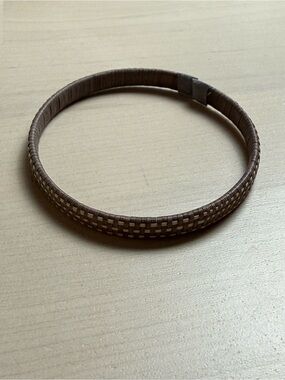 Madewell Woven Brown Bangle Bracelet